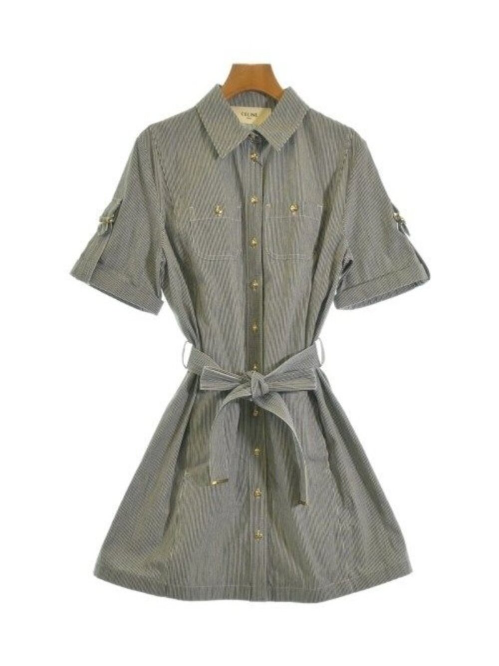 Celine Shirt Dress Navy